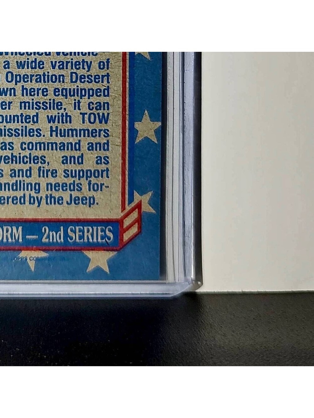 HMMWV – The Hummer 1991 Topps Desert Storm #99 Card - Picture 10 of 10